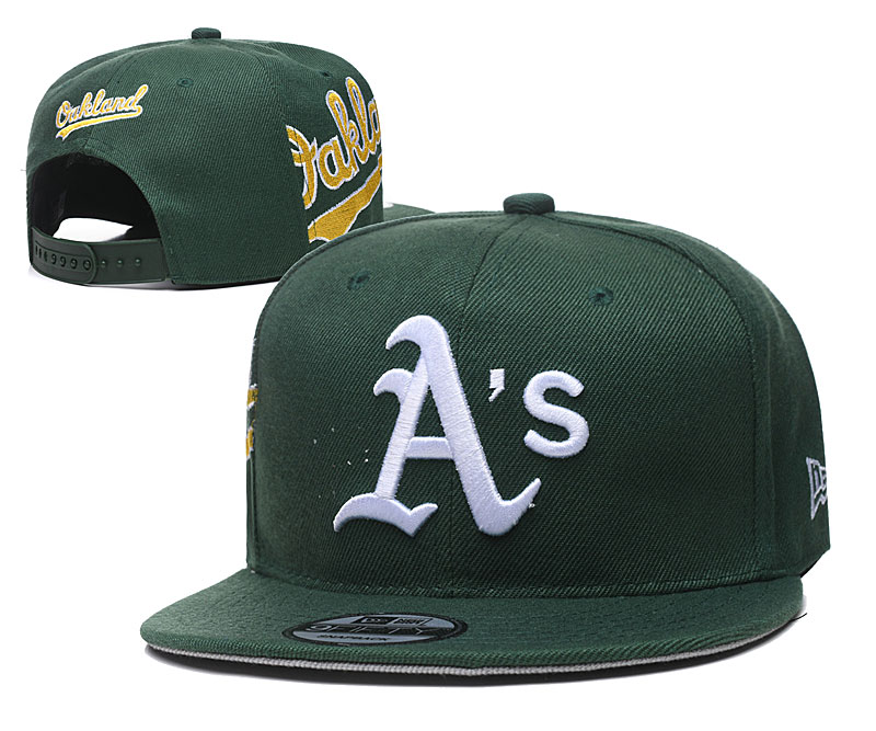 Oakland Athletics Stitched Snapback Hats 002